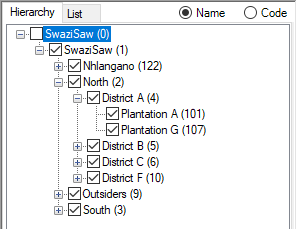 Hierarchical format